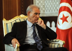 Former Tunisian Finance Minister Houcine Dimassi resigned on 27 July, following a disagreement with the policies of the government led by Islamist Prime Minister Hamadi Jebali, an official said (photo: AFP / Fethi Belaid)