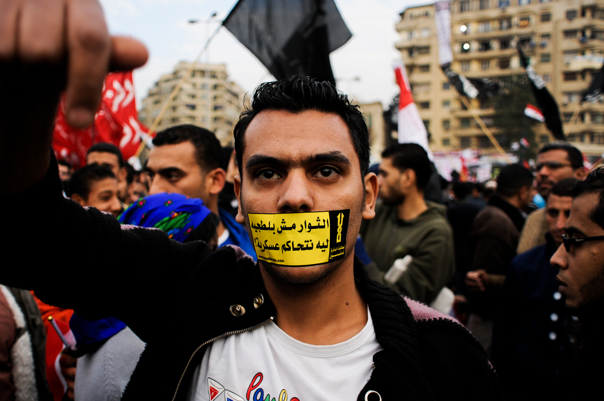 In his former role as Military Prosecutor, Major General Medhat was responsible for the bureaucracy which saw over 12,000 civilians were subjected to military trials since the 25 January 2011 uprising (File photo) Laurence Underhill / DNE
