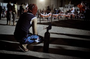 Bahraini Shiite Muslims take part in a demonstration in solidarity with jailed Bahraini human rights and political activists (File photo) AFP PHOTO / MOHAMMED AL-SHAIKH