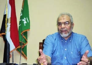 Muslim Brotherhood spokesman Mahmoud Ghozlan Archive photo
