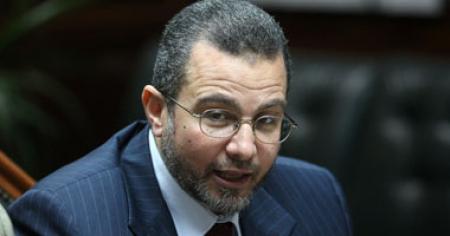 Prime Minister-designate Hesham Qandil me today with his final candidates for his cabinet (file photo: AFP)