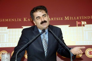 Picture of Huseyin Aygun taken in Ankara on 27 December 2011. The member of the Republican People's Party (CHP) was kidnapped by Kurdish rebels in the east of the country (AFP PHOTO / ADEM ALTAN)