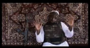 This undated image grab taken on 5 August from a video uploaded on YouTube purportedly shows Boko Haram leader Abubakar Shekau speaking in a 38-minute clip, would could not be independently verified as authentic, but it was similar to previous videos of Shekau AFP PHOTO / YOUTUBE