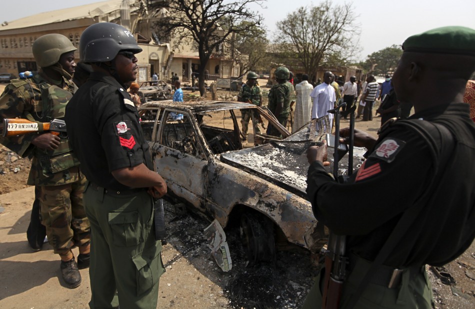 Bomb blast caused by Boko Haram (File photo) AFP PHOTO