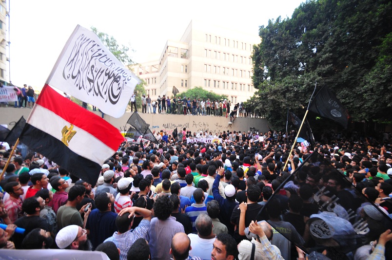 Protests outside US Embassy in Cairo Hassan Ibrahim / DNE