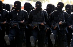Iranian special forces march during a military parade in Tehran AFP/File, Atta Kenare