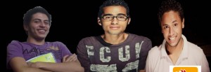 Image released by the Egyptian Social Democratic party of the three students arrested in Assiut, from left, Mohamed Al-Semary, Islam Al-Badry and Mahmoud Rashad Egyptian Social Democratic party