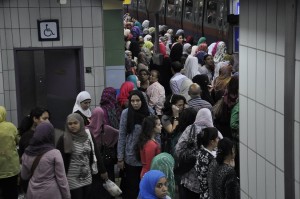 The Al Giza-Shobra line metro (File photo) Mohamed Omar