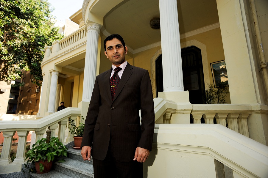 Tanvir Ahmad, Charge d'affaires for the Pakistan embassy in Cairo Laurence Underhill / DNE