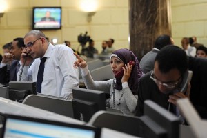 Egyptian Stock Exchange. (PHOTO BY MOHAMED OMAR)
