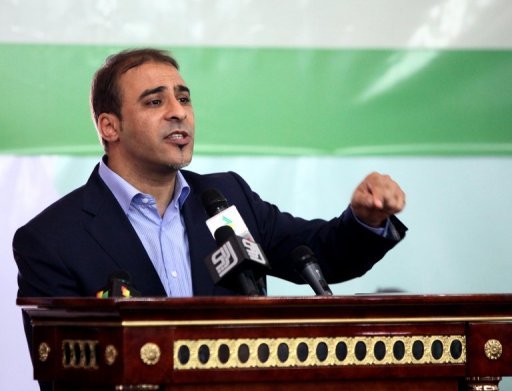 Mussa Ibrahim was the mouthpiece of the toppled Moamer Kadhafi regime (AFP/File, Mahmud Turkia)