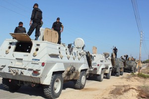 North Sinai has seen attacks on police, the army and incidents of kidnapping in recent months AFP Photo