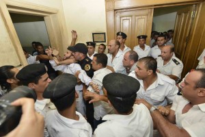 The prosecution has demanded the court deliver the strictest penalty for Saber: five years imprisonment. (Photo by Mohamed Omar)