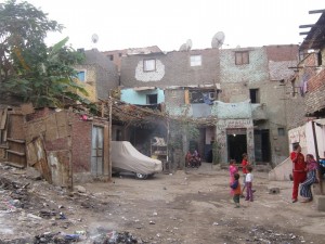 Al Fayoum Street in the neighbourhood of Doweika where most of the inhabitants migrated from Fayoum bringing with them practices such early marriage Sarah El Masry