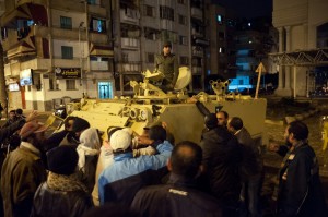 The presidency delegated the power to determine the length of the current curfew to the governors of Suez, Ismailia and Suez on Tuesday night AFP photo / Stringer