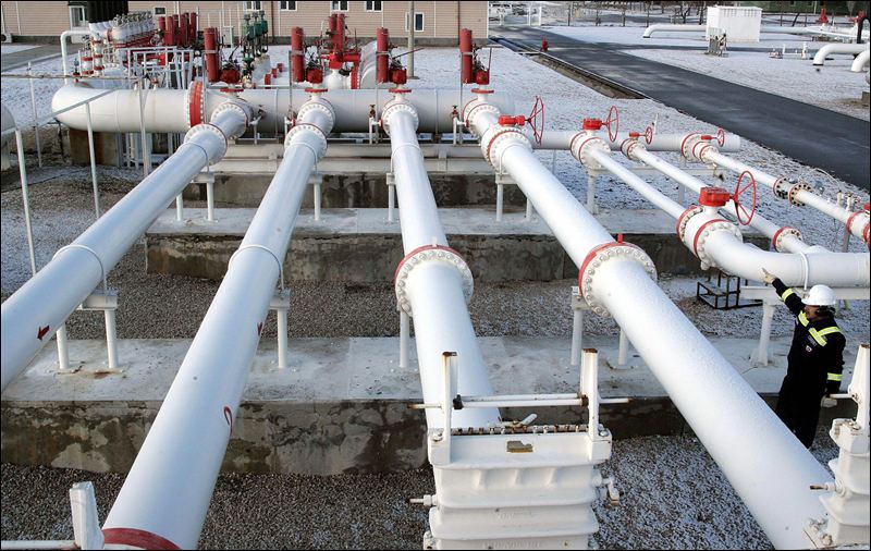 A worker carries out a check at a natural gas control centre of Turkey's Petroleum and Pipeline Corporation, 35 km west of Ankara AFP Photo