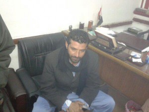 Al-Masry is a political activist, who has been very vocal since the onset of the 2011 Revolution Photo: Hamada Al-Masry (Photo\Courtesy of Facebook Fan Page Freedom for Hamada Al-Masry)