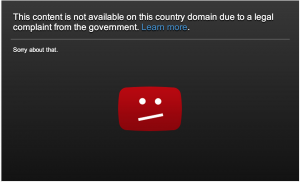 The videos have been blocked only on the Egyptian version of YouTube and are still available in other countries. (Photo\DNE)