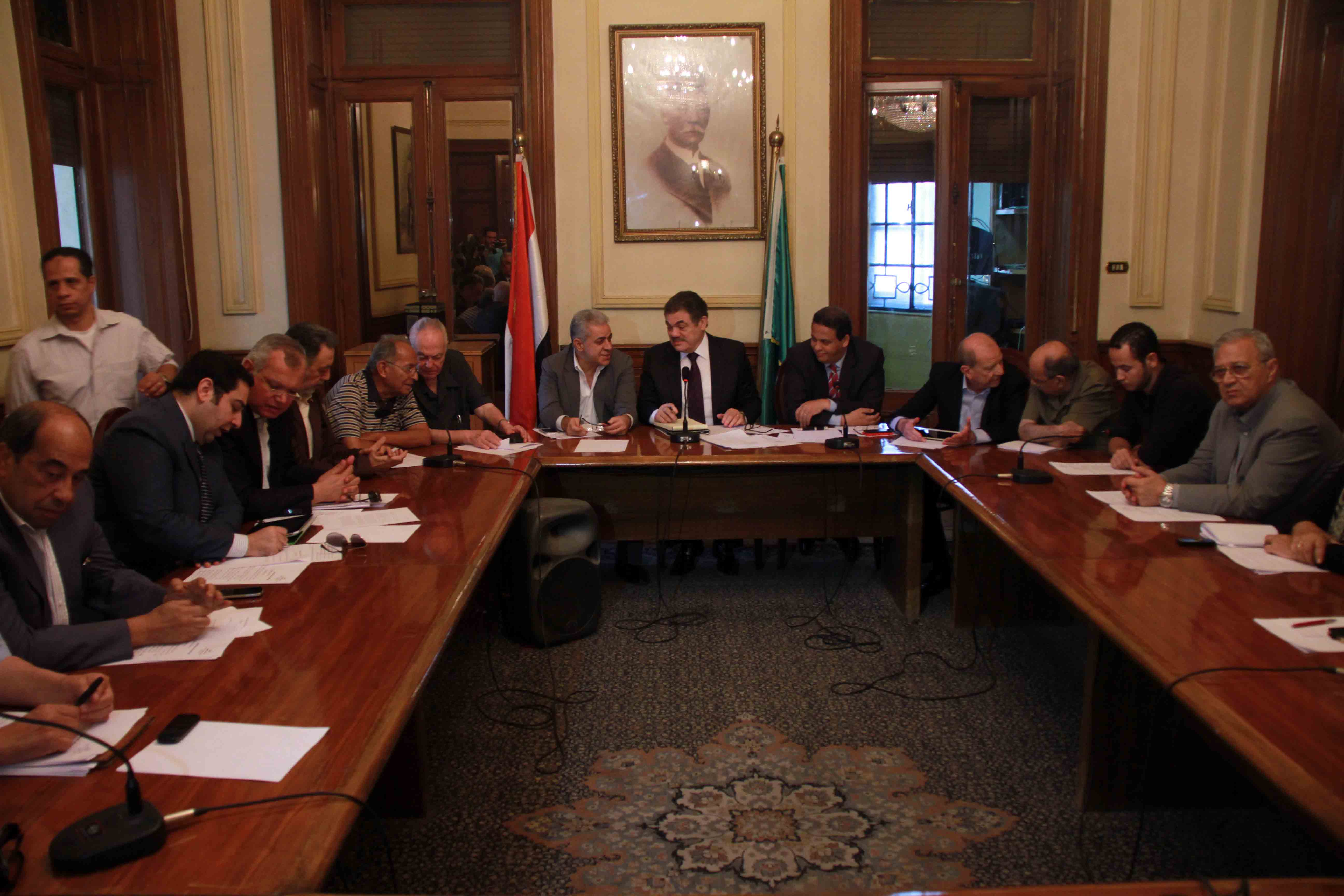 Singapore ambassador in Cairo S.Premjith in a previous meeting with Egypt’s religious endowments minister in Cairo (Photo credit MOFA)