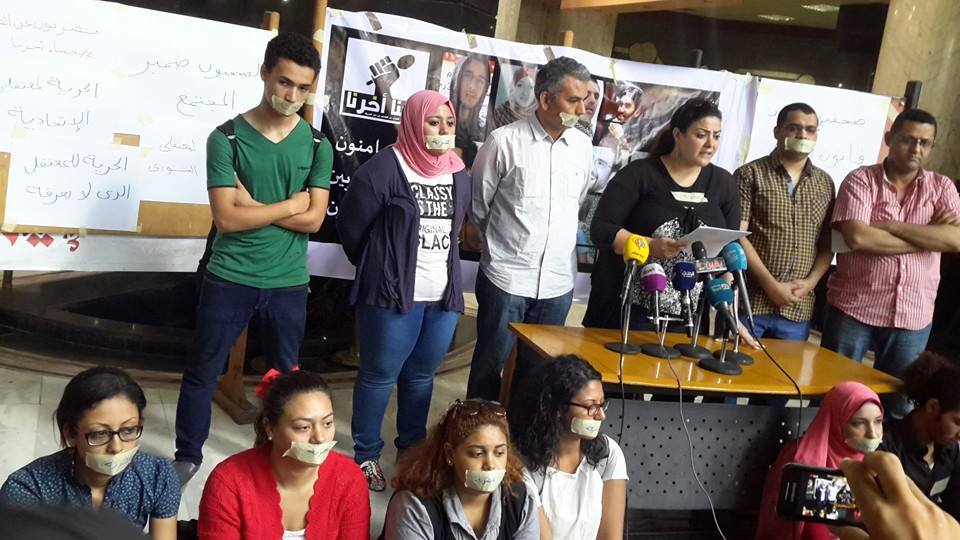 Journalists on hunger strike vow to support prisoners of conscience (Photo courtesy of the official Facebook page of “Freedom for the Brave” movement)