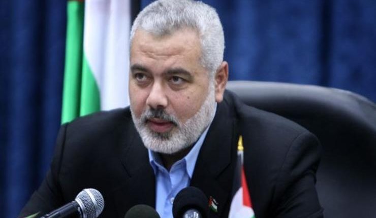 Hamas political bureau Head Ismail Haniyeh