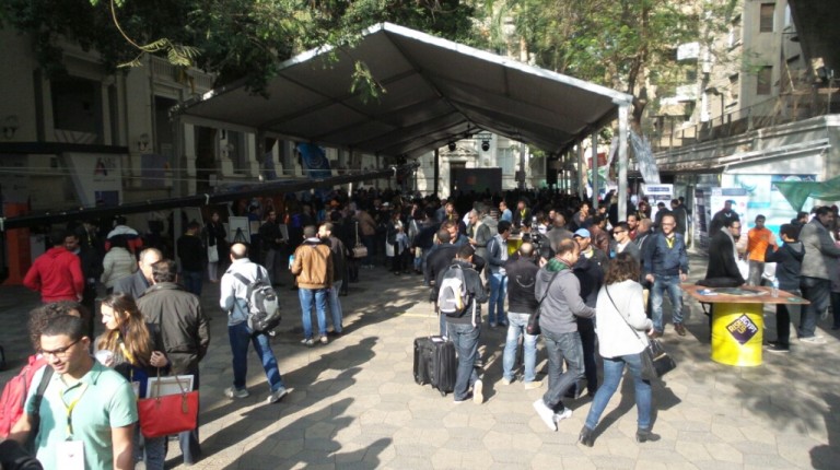 Greek Campus in Down Town Cairo at RiseUp Summit 2015