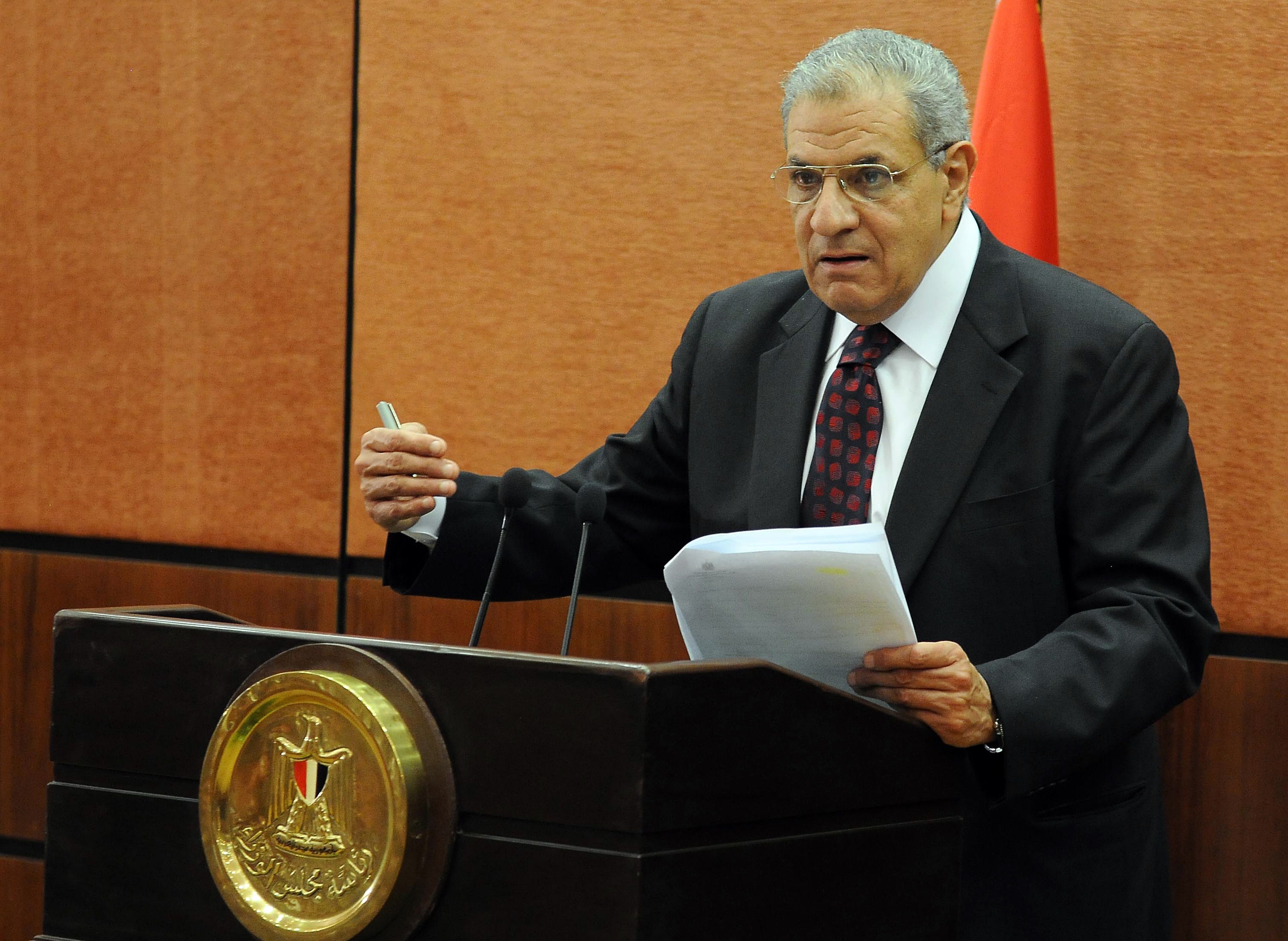 Mehleb’s visit to Italy is an opportunity to inform Italy’s business community of Egypt’s recent progresses (AFP PHOTO / STR)