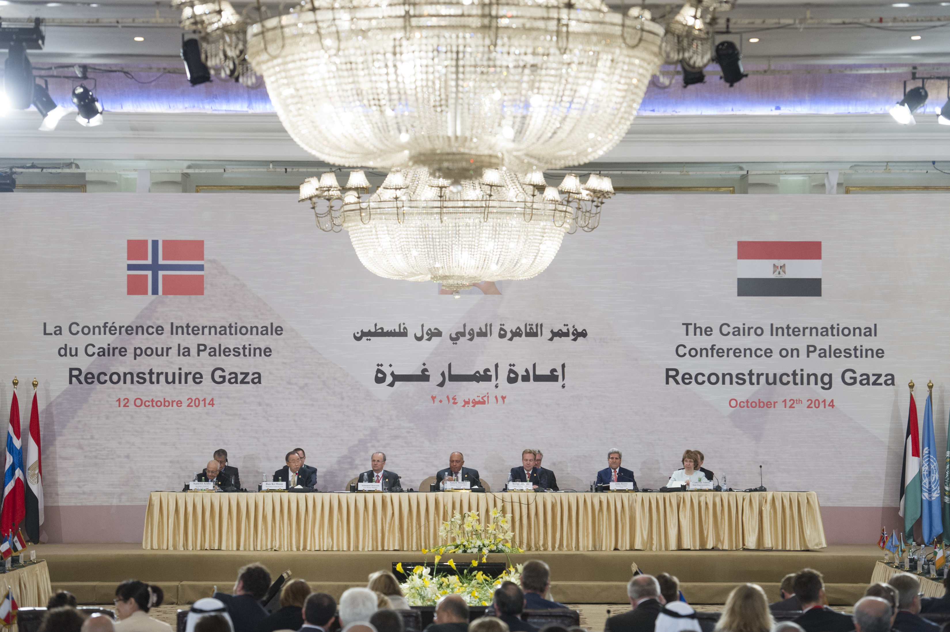 Egypt and Norway co-hosted an international donor conference in Cairo in October. Questions have been raised as to whether or not the pledges made then will be kept (UN PHOTO)
