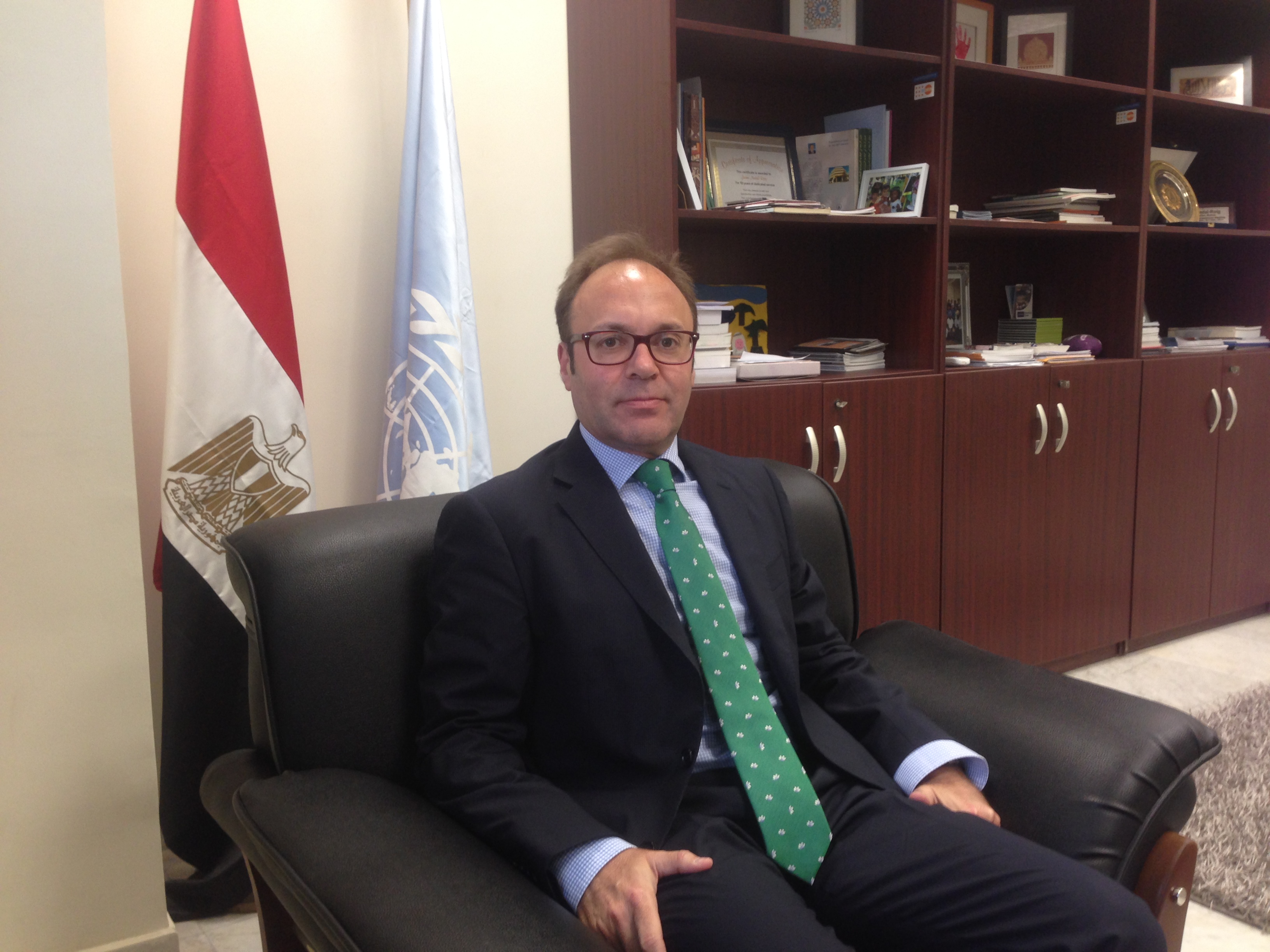 Jaime Nadal, UNFPA representative in Egypt (Photo by Emir Nader)