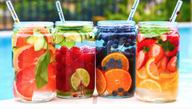 Hydrate, detox with infused water