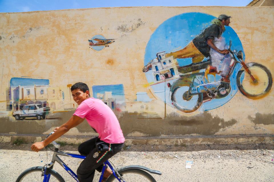 Artists coming from different countries are expected to be “aware of their surrounding” and understand the nature and the history of the buildings they are painting on. (Photo by Aline Deschamps)