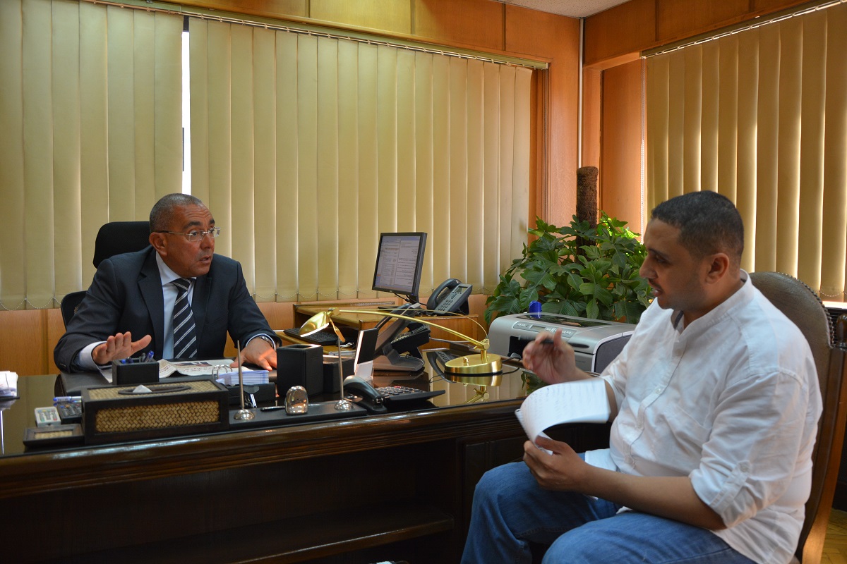 Daily News Egypt sat down with El-Sharqawi in an interview (Photo by Amany Kamal)