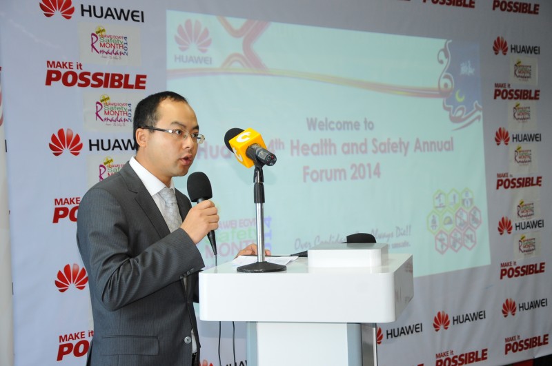 General Manager of Huawei Egypt Yang Tao (Photo handout o the Daily News Egypt)