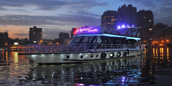 A commercial yacht will provide food, drinks and music Cupid Yacht Facebook Page
