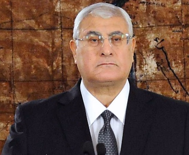 Interim President Adly Mansour (AFP File Photo)