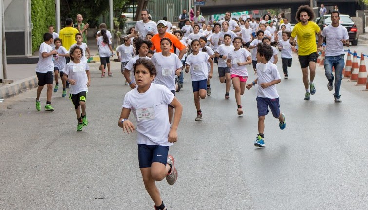 Over 300 children participated at the biggest kid marathon in Cairo