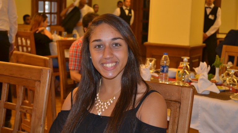 Haidy Adel, youngest player of the Egyptian delegation to Rio's Summer Olympics 2016