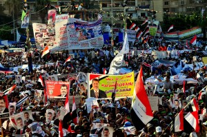 Pro Morsi march in Nasr City