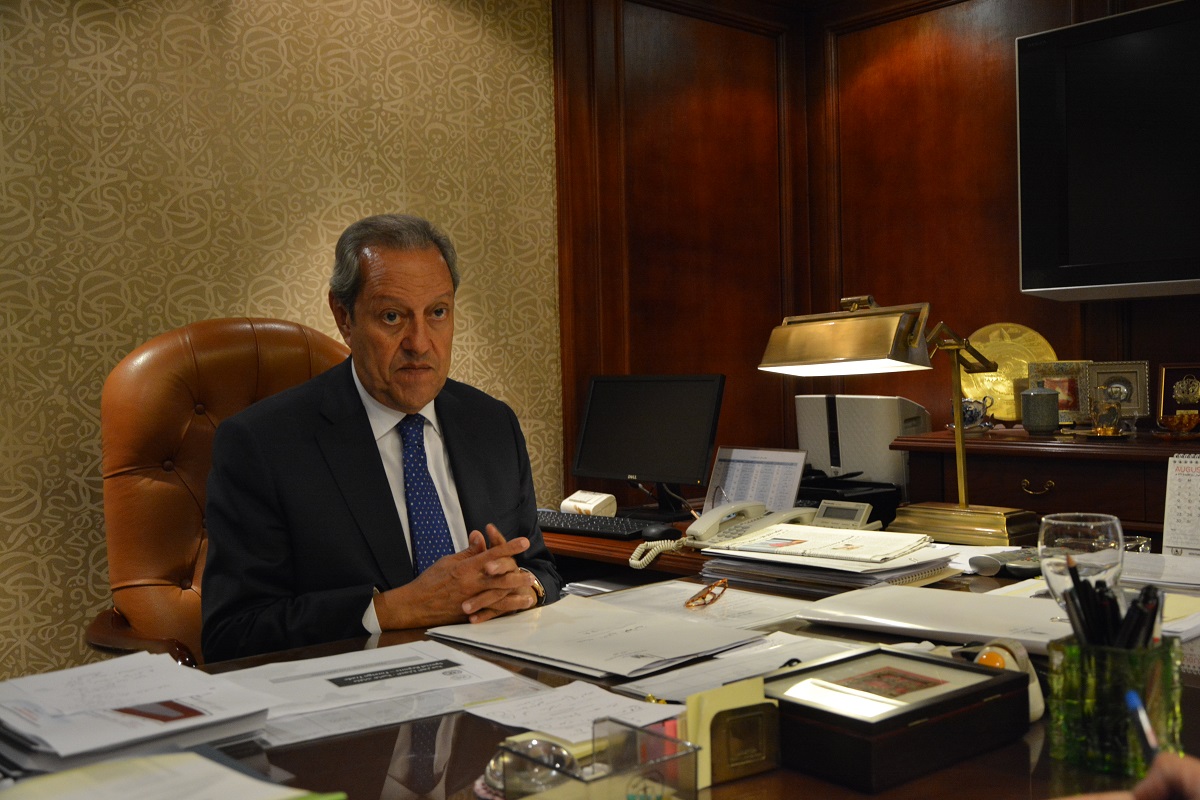 Daily News Egypt interviewed Minister of Industry and Foreign Trade Mounir Fakhry Abdel Nour to talk about Egypt’s industry sector during the current period. (DNE Photo)