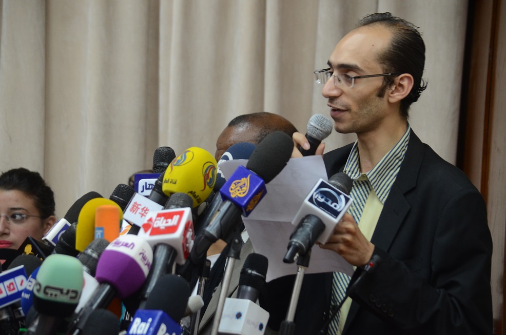 ‘Tamarod’ (Rebel) leader Mohamed Abdel Aziz (DNE Photo)