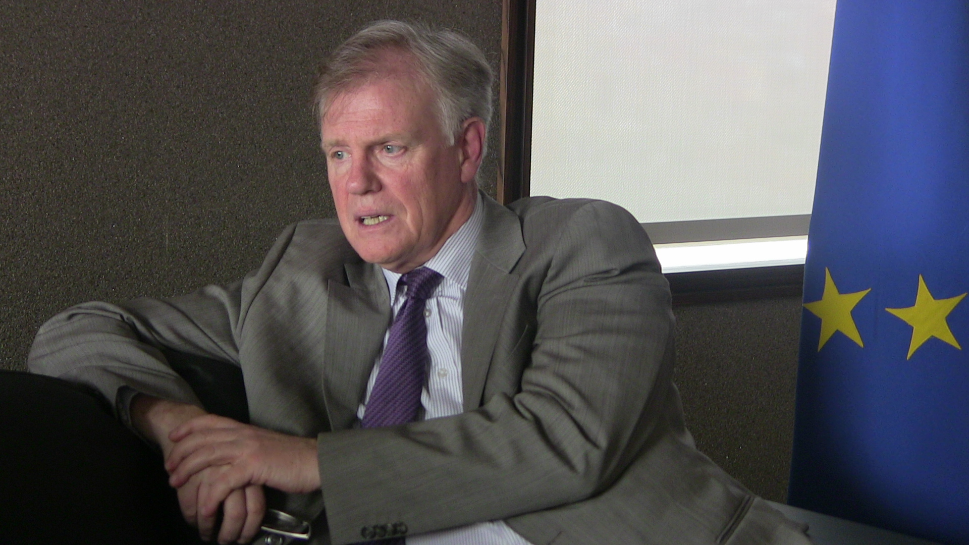 European Union (EU) delegation head in Egypt Ambassador James Moran (DNE photo)