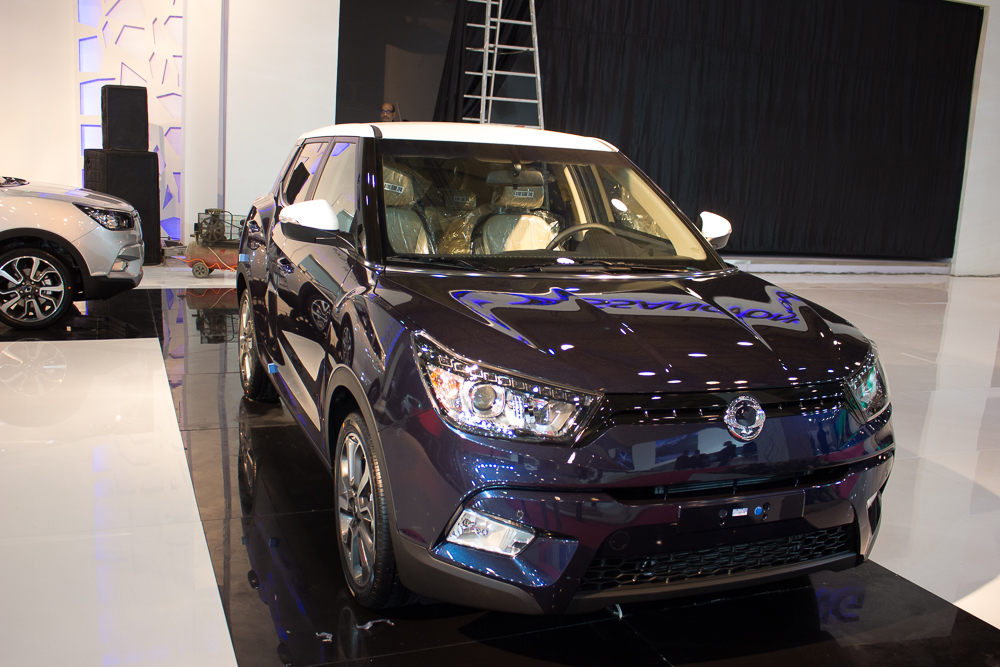Arabiat Company, the agent for SsangYong in Egypt, presented the Tivoli model, with prices ranging between EGP 178,000 and EGP 225,000. It can be delivered a month and a half from the date of reservation. (DNE Photo)