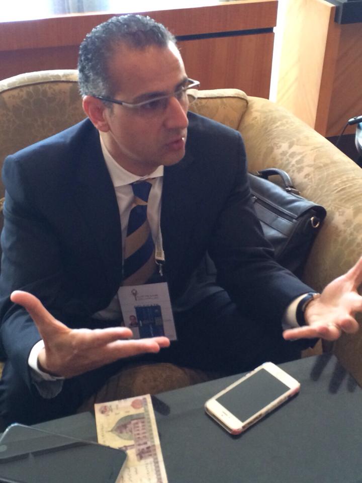Ahmed El-Shaikh, Business Unit General Manager at PepsiCO, North East Africa (DNE Photo)