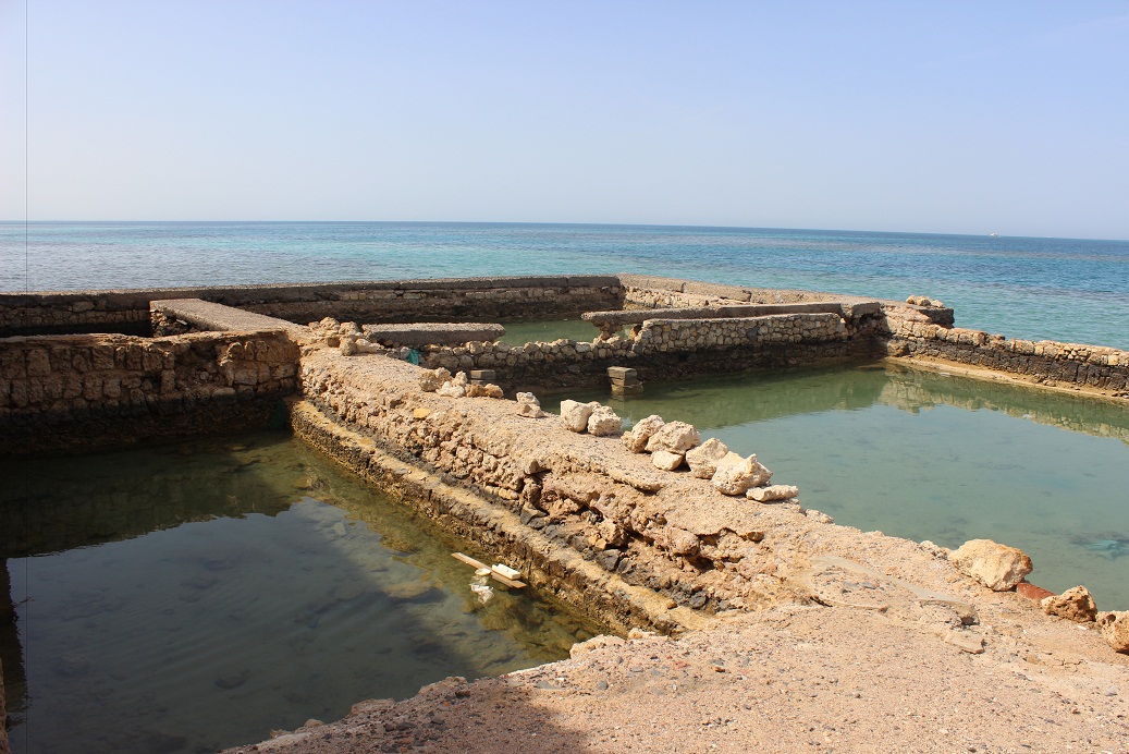 Scientific research center's natural aquariums. (Photo by Aya Nader)