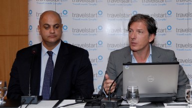 CEO of Travelstart Stephan Ekbergh and Regional Director Ahmed Saad