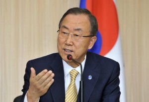 UN leader Ban Ki-moon