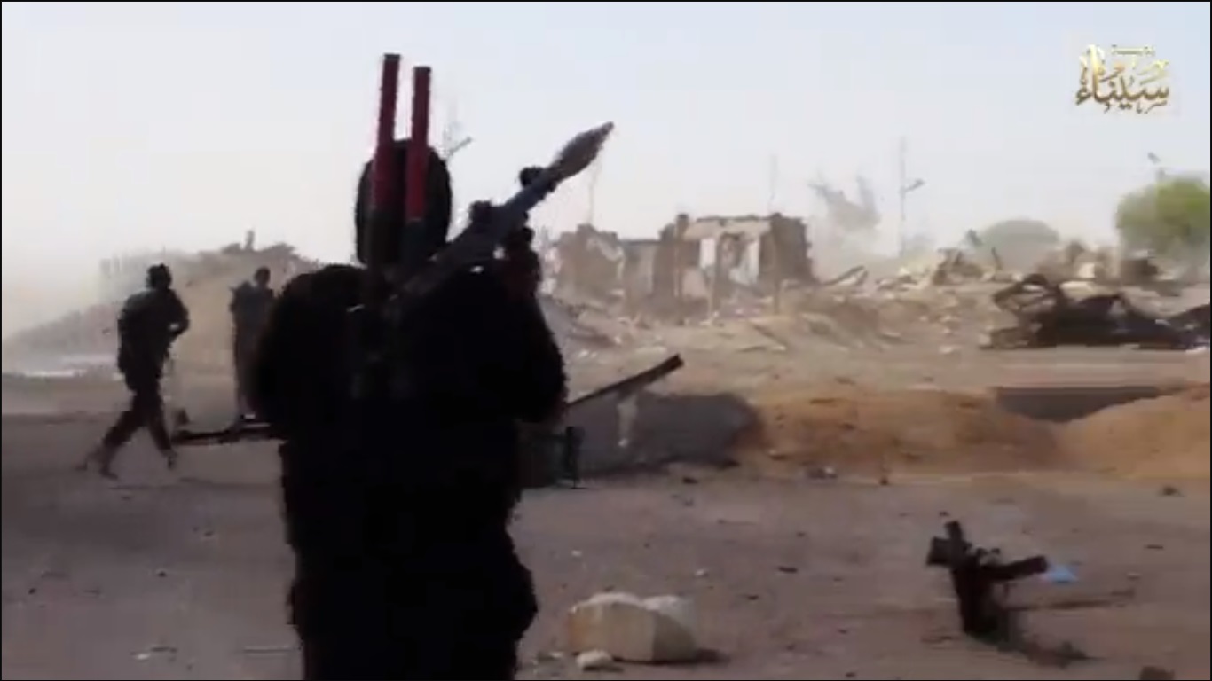 Screenshot from Ansar Beit Al-Maqdis video