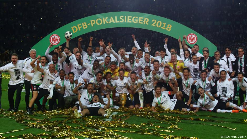 German Cup Final Frankfurt triumph over Bayern in German Cup final