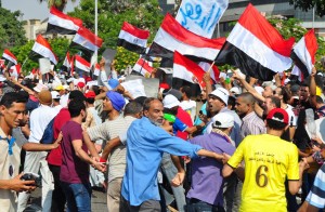 Pro-Morsi march in Salah Salem