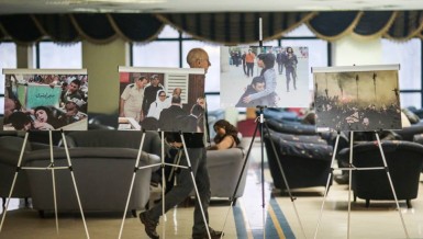 The Shawkan Photo Awards competition organised a ceremony Thursday, in coordination with the Freedoms Committee at the Press Syndicate, to distribute the awards to the winners in the competition that was held on December 2015 in honour of detained photojournalist Mahmoud Abou Zeid “Shawkan”.